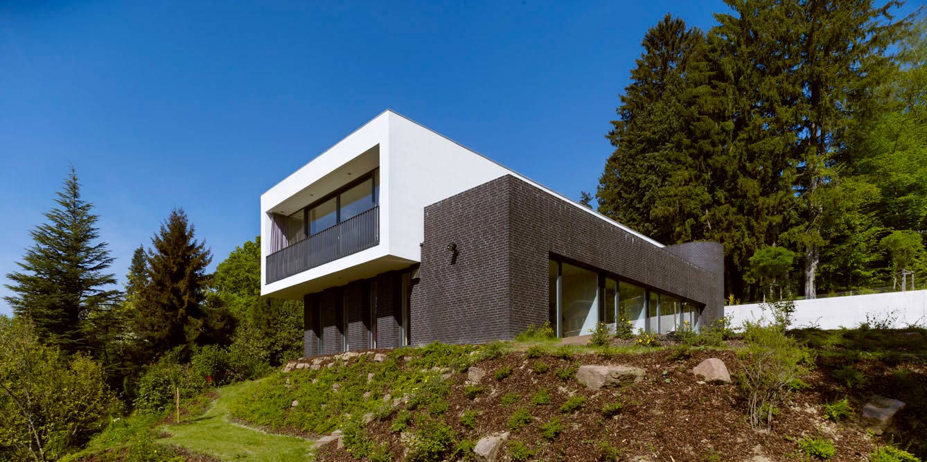 Haus R Pforzheim Geissel Architektur Talansicht
